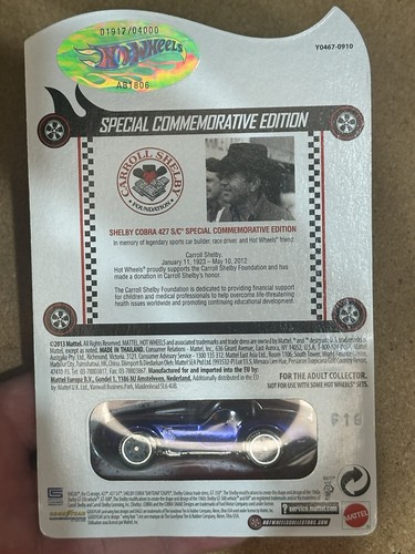 Hot Wheels RLC Special Commemorative Edition Shelby Cobra 427 S/C semi-competion - Picture 3 of 6