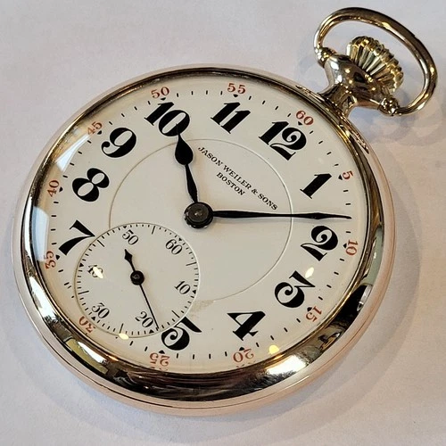 G43 BEAUTIFUL 1920 16s ILLINOIS PRIVATE LABEL MODEL 7 GRADE 305 ANTIQUE WATCH!