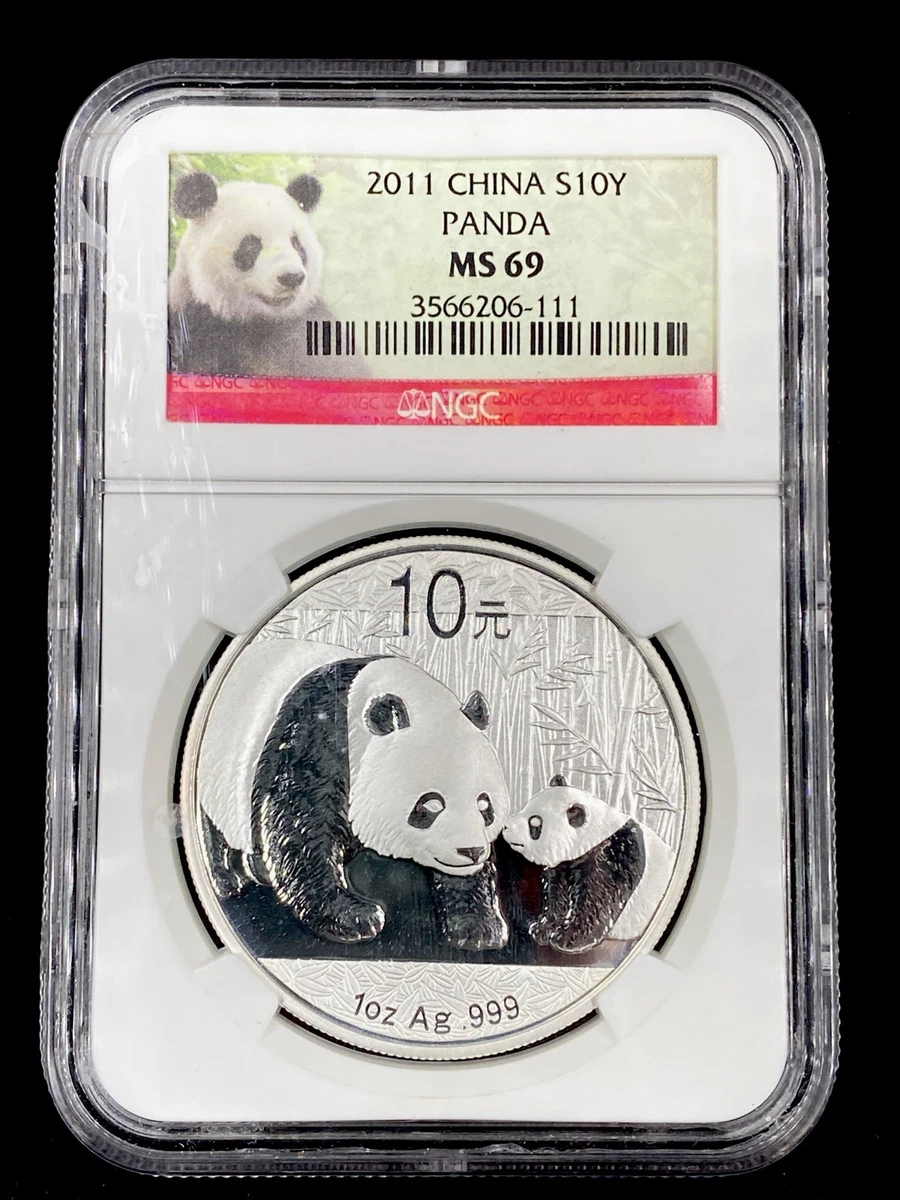Chinese Panda MS 69 Graded 2011 Silver Bullion Coins for sale | eBay