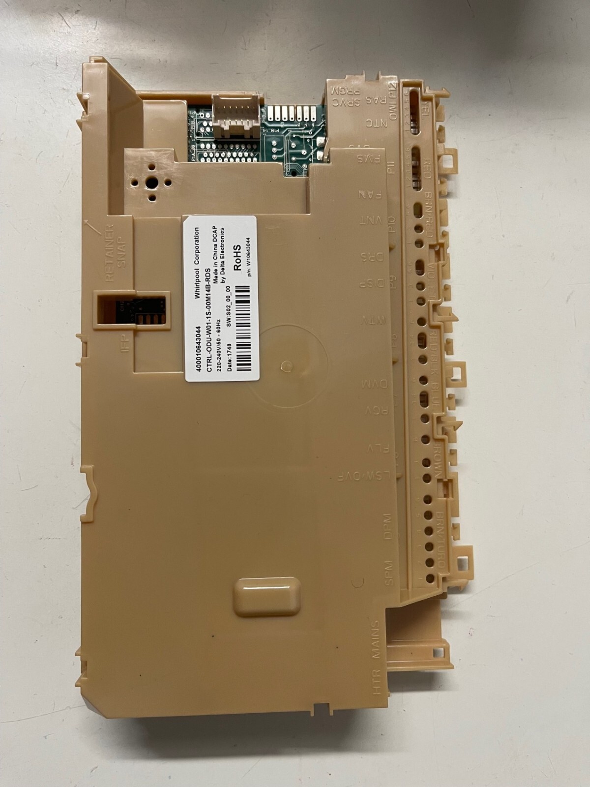 Module boite 314 OKI W10643044 pour retrouver le confort d'un lave-vaisselle fonctionnel