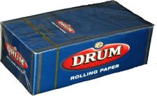 Drum Blue Regular Rolling Papers Standard Size  50 x Booklets