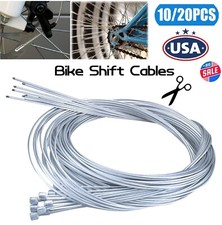 20  Bicycle Bike Shift Cables 2M Stainless Steel Shifter Front Rear Inner Wire