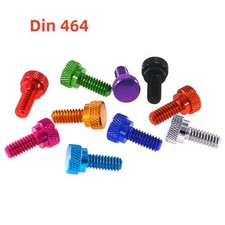 Din 464 Aluminium Knurled Thumb Screw Inch 1/4-20 Hand Grip Knob Bolts Coloured