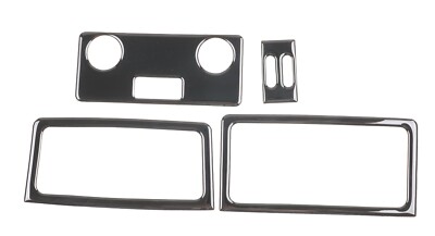 Gloss Black Rear Seat Air Vent Panel Cover Trim #A Fits 04-10 E60 530i 528i