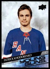 2020-21 UPPER DECK YOUNG GUNS Patrick Khodorenko Rookie Pittsburgh Penguins #709