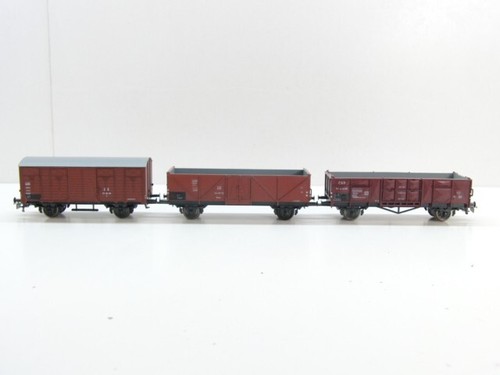 Piko H0 Güterwagen-Set, DR/CSD, DC, TOP ohne OVP #39874 | Zustand: Gebraucht