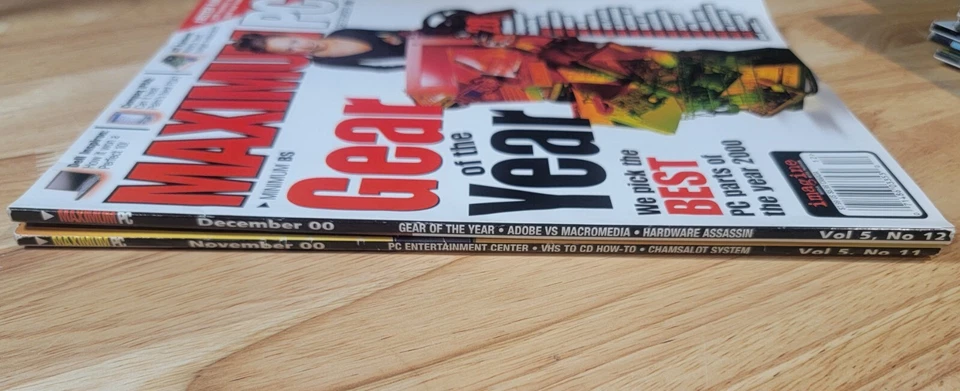 MAXIMUM PC MAGAZINE November and December 2000 Vol 5 - Image 3 of 3