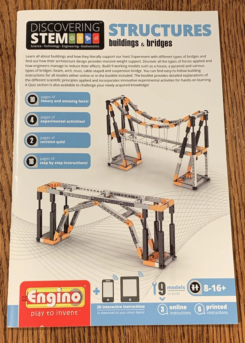 Engino structures & bridges kit deals