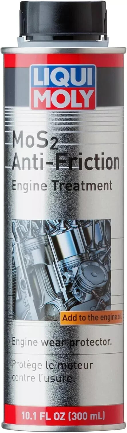 Liqui Moly MoS2 Anti-Friction Engine Treatment | 300 ml | Oil 300 Milliliter