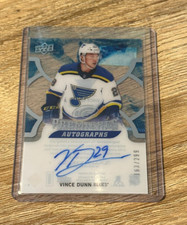 2017-18 Upper Deck Ice Vince Dunn Premieres Rookie Auto RC /299 Blues