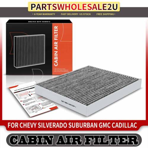 Activated Carbon Cabin Air Filter for Chevy Silverado 1500 LD GMC Sierra 1500