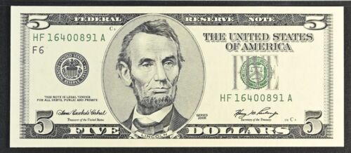 2006 $5 Federal Reserve Note Fr-1992-F Atlanta PMG67 Superb Gem EPQ - Picture 3 of 4