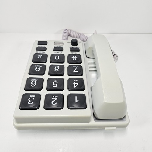 Large Number Corded Phones for Seniors Elderly, Big Button Telephones Loud - Zdjęcie 3 z 5