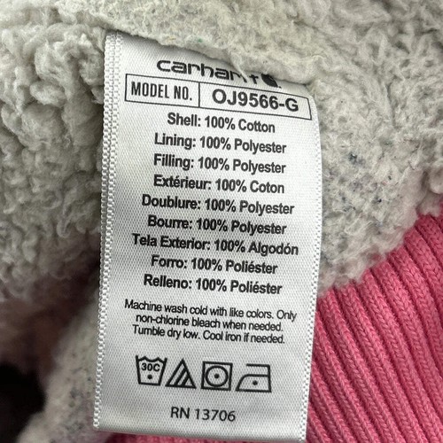 Age 4 Carhartt Jacket - 2XS Pink Cotton - Picture 4 of 9