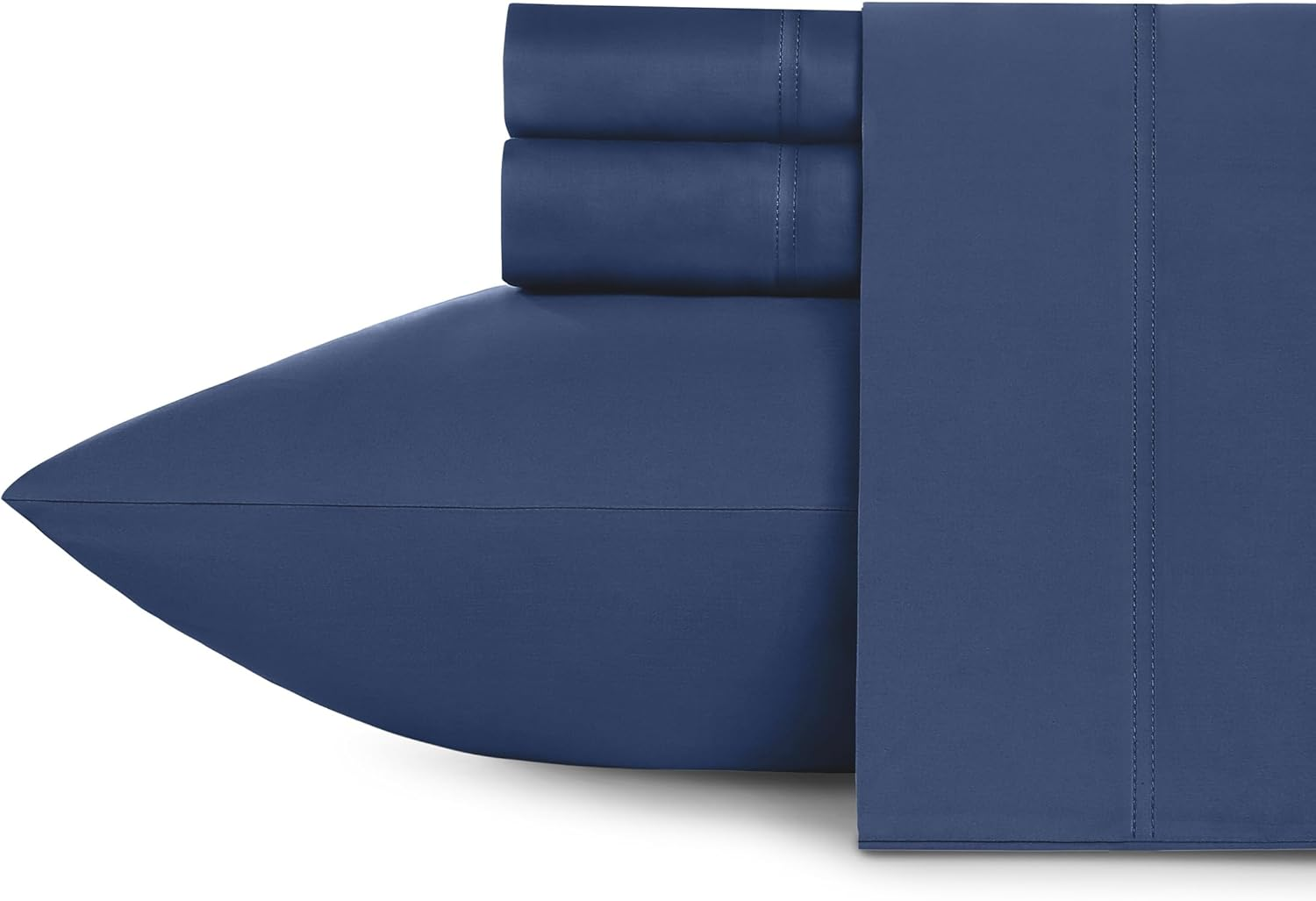 Luxury Twin Sheet Set - 100% Cotton, 600 Thread Count Deep Pocket Twin Sheets, S