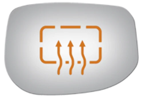 Fits 10-14 Ho Insight Heated Passenger Side Mirror Glass Lens No Rear Mount