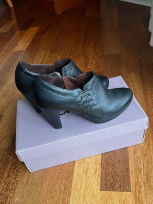 Pitillos Ankle Boots Stiefeletten schwarz Leder Herbst Frühling 37