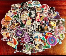 DISNEY Princess 100Pc Waterproof Vinyl Stickers Decals Water Bottle Party Favors