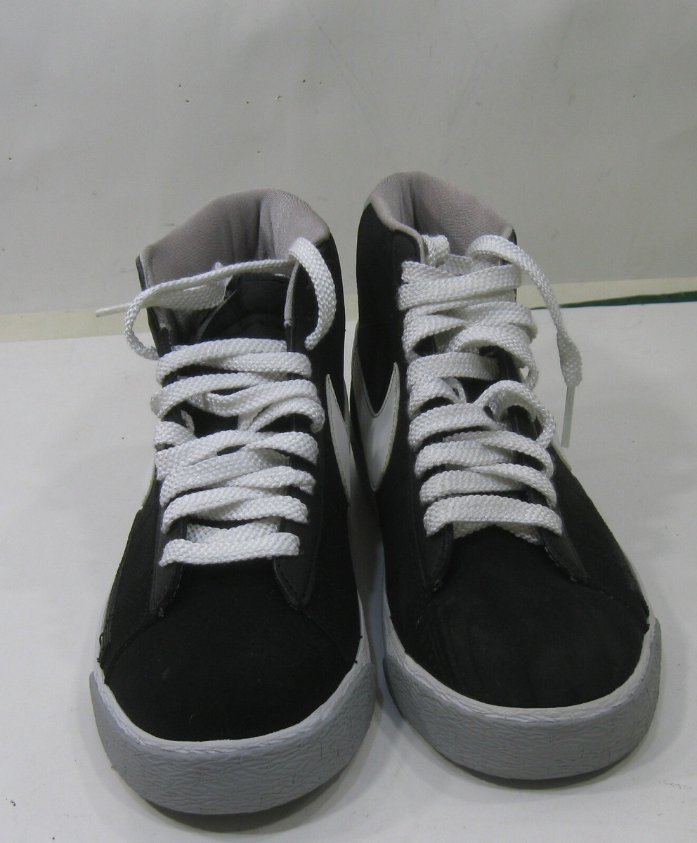 RARE !!!!! NIKE BLAZER HIGH 315877-010 Black White Men Size