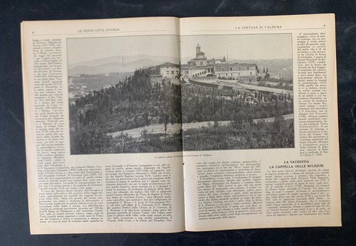 Cento Città d'Italia 1924-29 2 fascicoli: La Verna - Certosa di Valdema - Picture 13 of 16
