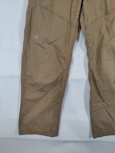 Arc'teryx Pantalone Uomo 30x30 Dritto Utility Logo Outdoor Escursionismo Arrampicata Marrone - Foto 4 di 11