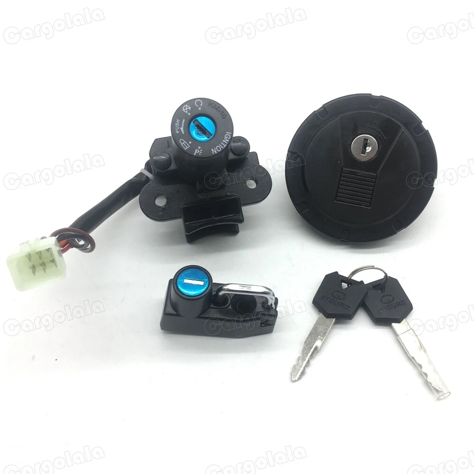 Interruptor de ignição para Kawasaki KLX250/250S/SF KLX125 KL250 conjunto de trava tampa de gás combustível - Imagem 2 de 4