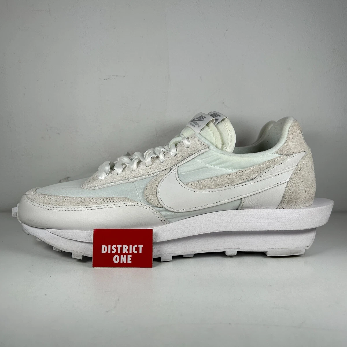 Sacai x Nike LD Waffle White Nylon - Size 10.5 - BV0073 101