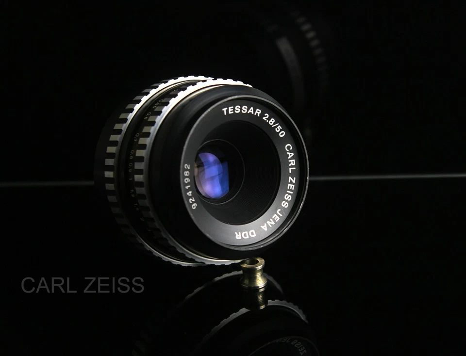  Lens Carl Zeiss Jenna Tessar  2.8/50  Mount M42  - Image 2 of 4