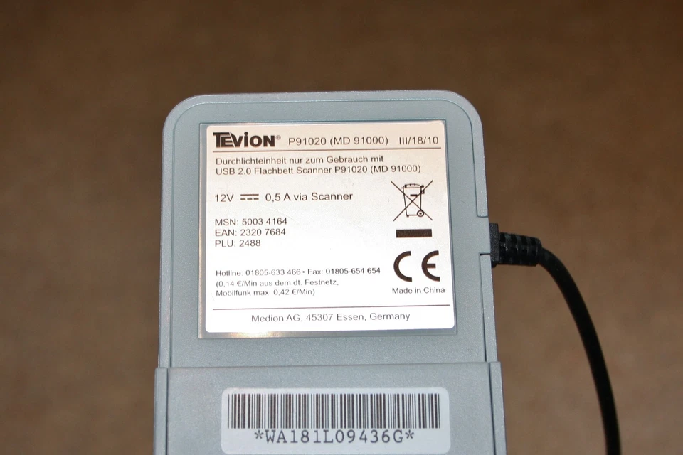 Scanner Flachbettscanner Tevion P91020 - Bild 2 von 4