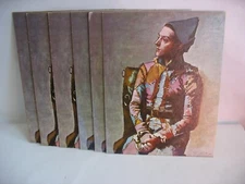 Seated Harlequin Signed Pablo Picasso 14" x 11" Fine Art litho print by Gellman