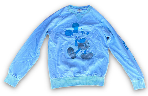 Disney Parks Mickey Mouse Sweater Women Size Small S L/S WDW Lightweight *READ*