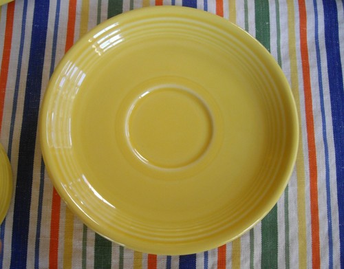 Fiesta Teacup & Saucer ~U-PICK~ SUNFLOWER YELLOW PERIWINKLE PLUM CINNABAR BLUE + - Picture 11 of 87