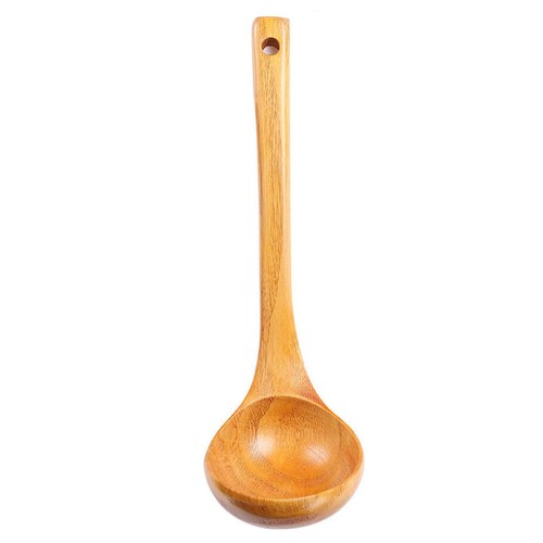 4 Pc Wooden Spoon Spatula Bamboo Set Kitchen Utensil Cooking Mix Non-Stick Tools - Picture 7 of 11