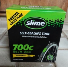 Slime Self sealing tube 700c 700x19-25mm Presta 48mm Presta Value Tube 30085