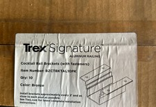 Trex Signature Bronze BZCTBKTAL10PK Cocktail Rail Brackets 10 Pack