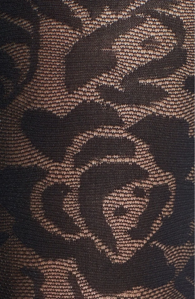 Commando Poppy Floral' Tights black size Small - Image 2 of 2