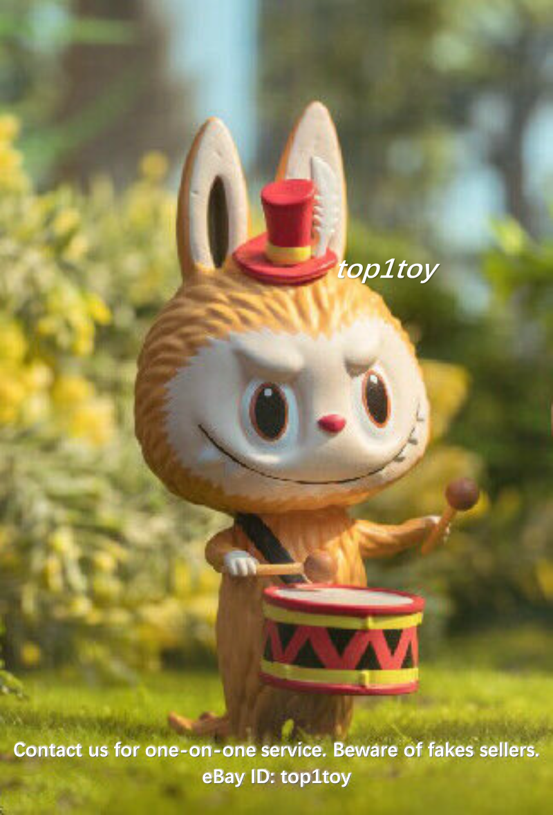 HOW2WORK The Monsters Labubu Forest Concert Drum Mini Figure