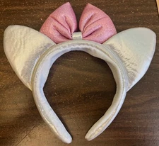 Great Wolf Lodge Ears Glitter Bow Girl Pink Silver