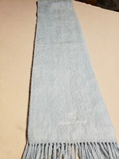 ALPACA CAMARGO Blue UNISEX 100% Alpaca Long Scarf  MADE IN PERU