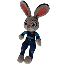 Zootopia Judy Hopps Plush Stuffed Animal Toy - 12" Disney Police Bunny Doll