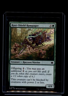 MTG Rust-Shield Rampager #190 Common Bloomburrow
