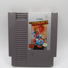 Nintendo The Goonies II NES Gray Cartridge TESTED - WORKING - PINS CLEANED