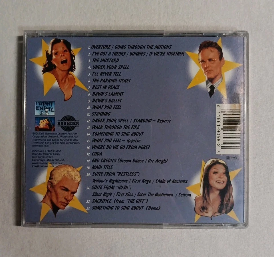 Buffy The Vampire Slayer  - Once More With Feeling Original Cast Album CD 2002 - Image 2 of 3