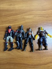 Epic Games Jazwares Fortnite 4" Action Figures, Lot Of 4 Posable