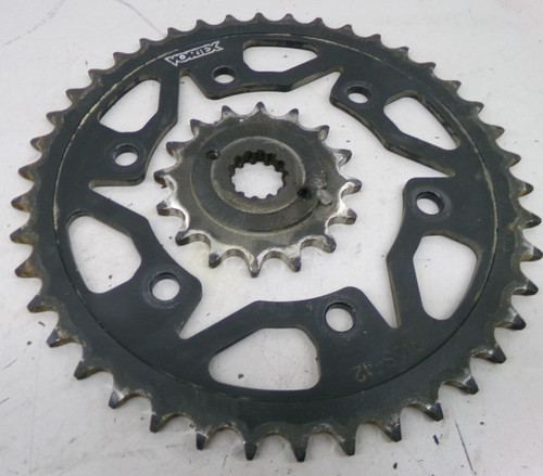 Sprockets Set 42T 16T for Kawasaki Ninja EX 500 2000 to 2009 K239