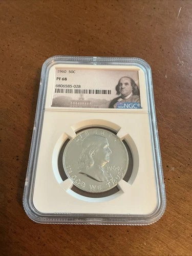 1960 Silver Proof Franklin Half Dollar NGC PF68