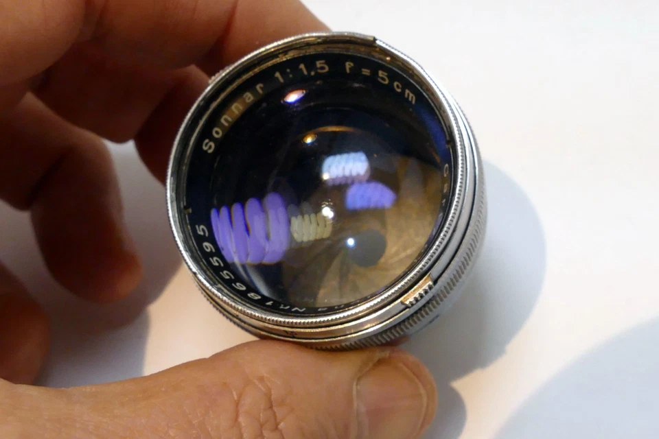 Contax Carl Zeiss Sonnar 5cm F/1.5 Lens SN  1866696 made in 1936 - Image 4 of 4
