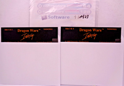COMMODORE 64/128 -- DRAGON WARS (INTERPLAY - DISK)