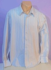Pedro del Hierro Stripes collection shirt XL Made in Spain Cotton 