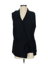 H By Halston Women Black Casual Dress S